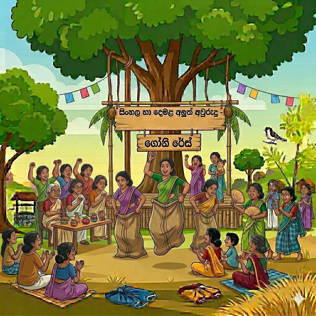 Sack Race (Adult Female) ගෝනි රේස් (වැඩිහිටි කාන්තා)