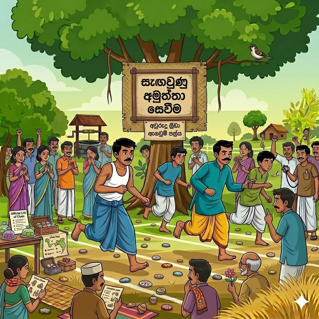 Finding the hidden guest at the event සැඟවුණු අමුත්තා සෙවීම